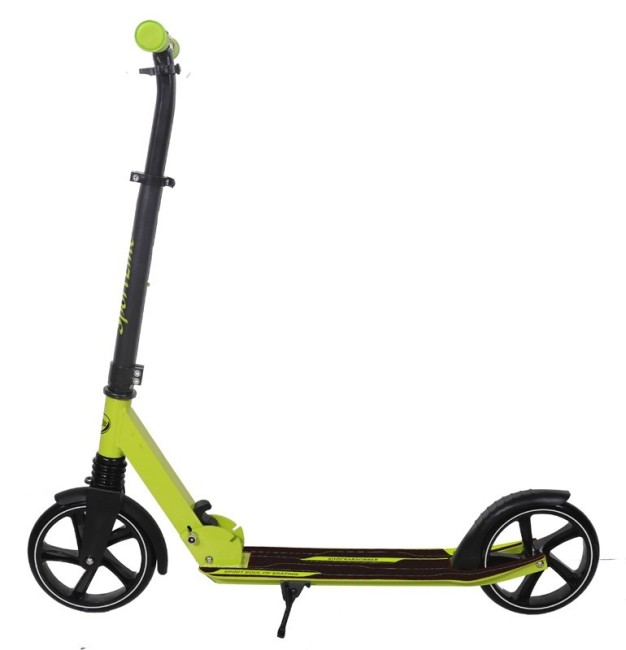 Самокат SportElite SE-700 черный/салатовый