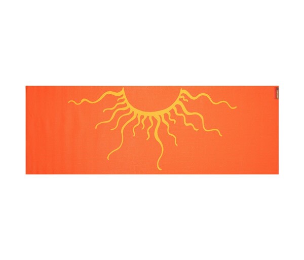 Коврик для йоги Hugger Mugger Gallery Collection ярко-оранжевый с рисунком Коврик для йоги Hugger Mugger Gallery Collection ярко-оранжевый с рисунком