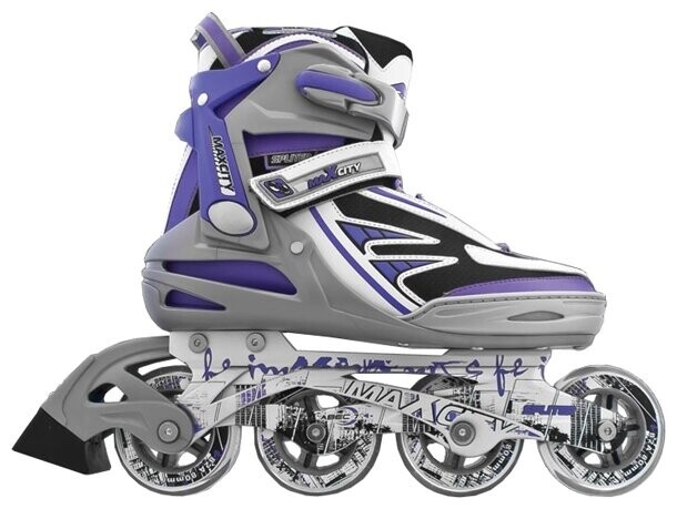 Роликовые коньки MaxCity MC SPLITER фиолетовый 42 Роликовые коньки MaxCity MC SPLITER фиолетовый 42