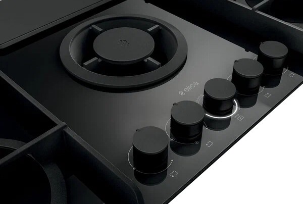 Встраиваемая газовая варочная панель Elica NIKOLATESLA FLAME BL/F/88 Встраиваемая газовая варочная панель Elica NIKOLATESLA FLAME BL/F/88