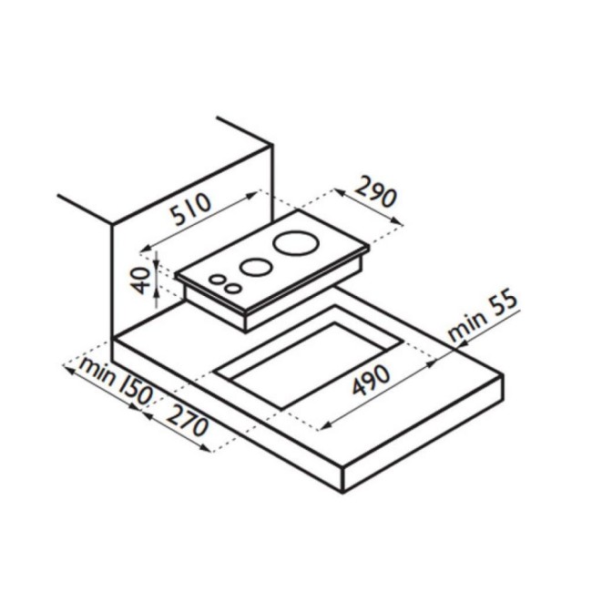 Встраиваемая электрическая варочная панель Ardesia PFS 32 EX Встраиваемая электрическая варочная панель Ardesia PFS 32 EX