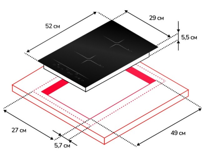 Встраиваемая индукционная варочная панель Simfer H30I72S001 Встраиваемая индукционная варочная панель Simfer H30I72S001
