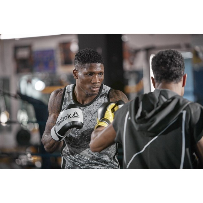 Перчатки боксерские Reebok RSCB-11114BK Retail Boxing 14 oz Gloves-Black