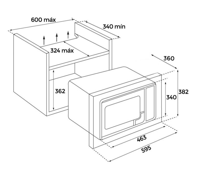 Встраиваемая микроволновая печь Teka MWE 207 FI