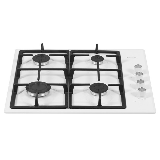 Встраиваемая газовая варочная панель Simfer H60Q40W416 Встраиваемая газовая варочная панель Simfer H60Q40W416