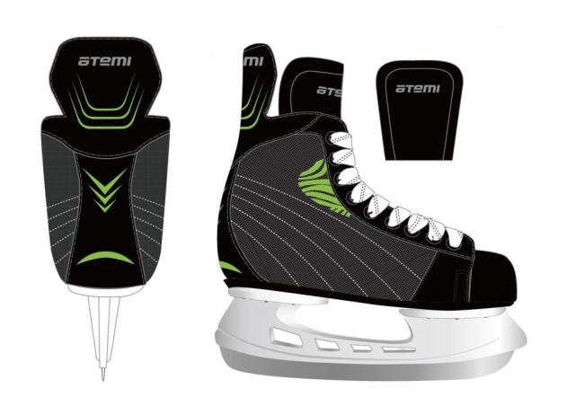 Хоккейные коньки Atemi AHSK-21.02 speed 45