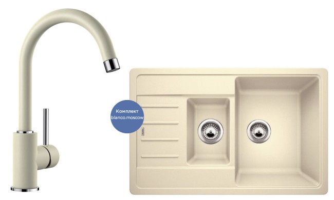 Комплект Blanco Legra 6 S Compact шампань + Mida шампань Комплект Blanco Legra 6 S Compact шампань + Mida шампань