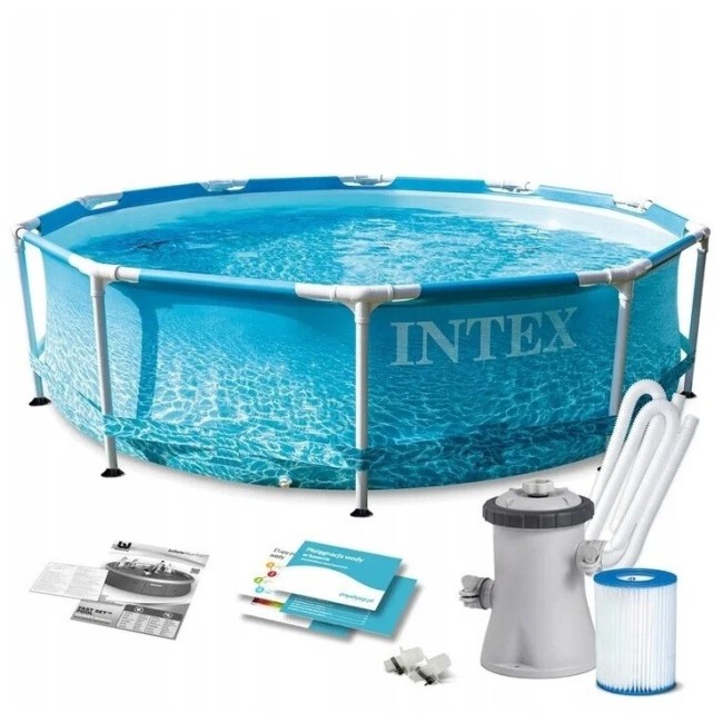 Каркасный бассейн Intex Metal Frame 305х76см (28208) Каркасный бассейн Intex Metal Frame 305х76см (28208)