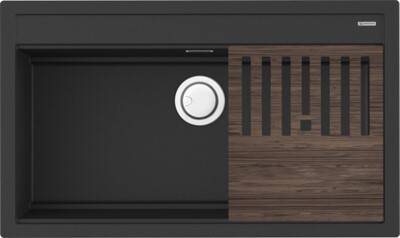 Кухонная мойка Omoikiri Kitagawa 86-LB-GB Artceramic графит Кухонная мойка Omoikiri Kitagawa 86-LB-GB Artceramic графит