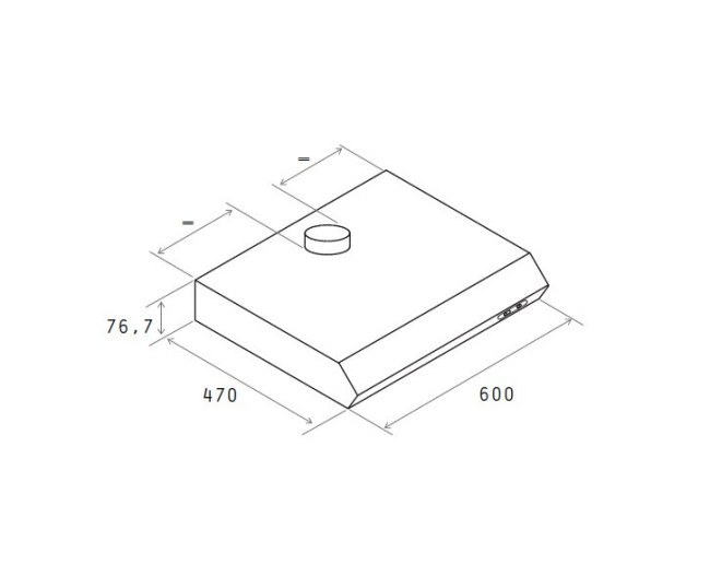 Вытяжка Candy CFT 610/2 W Вытяжка Candy CFT 610/2 W