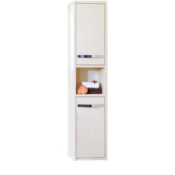 Шкаф-пенал Бриклаер Куба с корзиной светлая лиственница Шкаф-пенал Бриклаер Куба с корзиной светлая лиственница