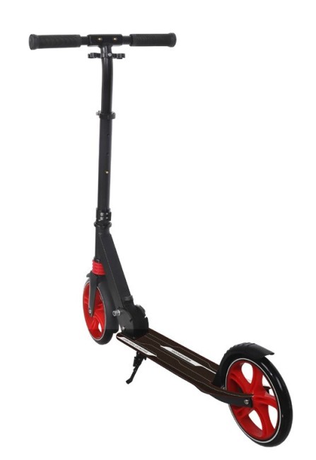 Самокат SportElite SE-700 черный/красный