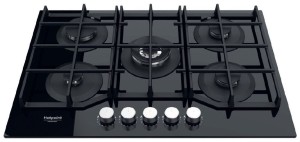 Встраиваемая газовая варочная панель Hotpoint-Ariston HAGS 72F/BK