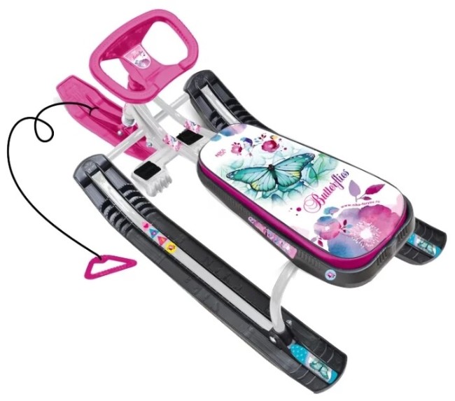 Снегокат Nika Тимка Спорт 1 Бабочки ТС1 Снегокат Nika Тимка Спорт 1 Бабочки ТС1