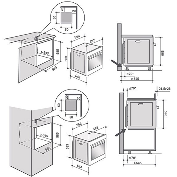 Встраиваемый электрический духовой шкаф De Dietrich DOS7585X