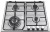 Встраиваемая газовая варочная панель Delonghi DFI 46 ASDV