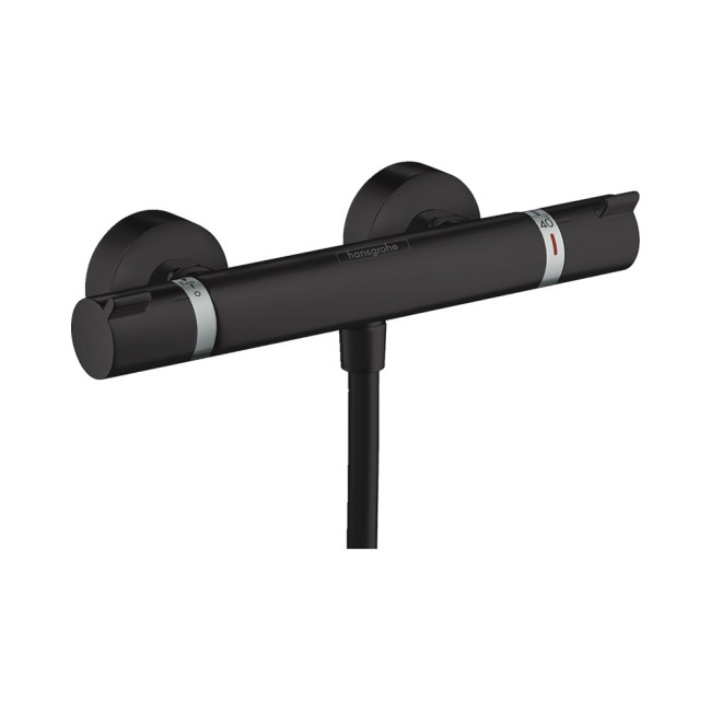 Термостат для душа Hansgrohe HG Ecostat Comfort матовый черный (13116670) Термостат для душа Hansgrohe HG Ecostat Comfort матовый черный (13116670)
