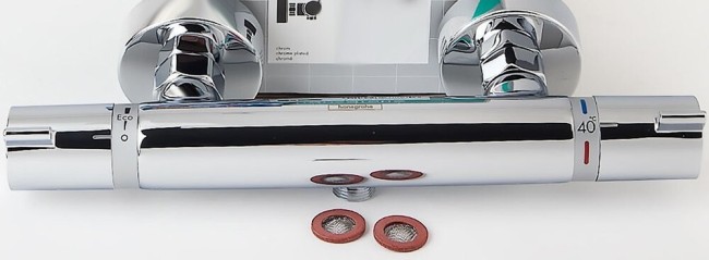 Термостат для душа Hansgrohe HG Ecostat Comfort матовый черный (13116670) Термостат для душа Hansgrohe HG Ecostat Comfort матовый черный (13116670)