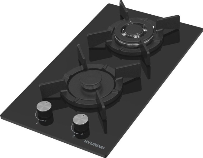 Встраиваемая газовая варочная панель Hyundai HHG 3237 BG