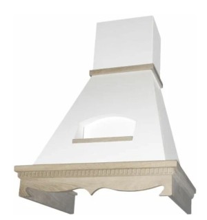 Каминная вытяжка Elikor Adele 90P-650-P3D WH Muar/OAK Каминная вытяжка Elikor Adele 90P-650-P3D WH Muar/OAK