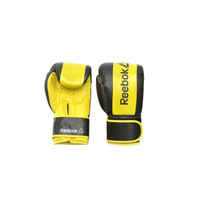Перчатки боксерские Reebok RSCB-11112YL Retail Boxing 12 oz Gloves-Yellow