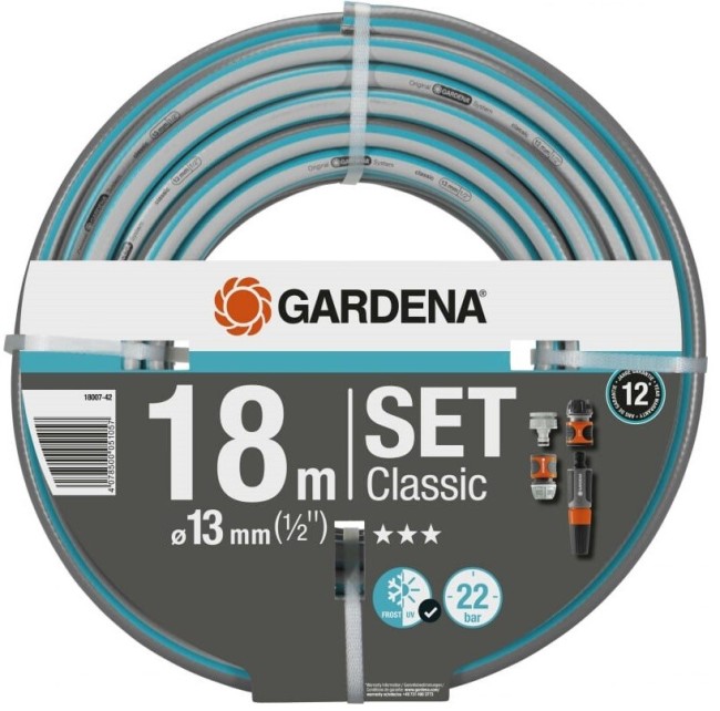 Шланг Gardena Classic 1/2 18м (18007-42.000.00) Шланг Gardena Classic 1/2 18м (18007-42.000.00)