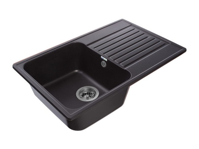 Кухонная мойка GranFest Quarz GF-Z78 черный Кухонная мойка GranFest Quarz GF-Z78 черный