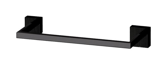 Полотенцедержатель Cezares PRIZMA-TH05-NOP черный матовый