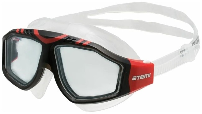 Очки-полумаска для плавания Atemi Z502 силикон (черн/оранж) Очки-полумаска для плавания Atemi Z502 силикон (черн/оранж)