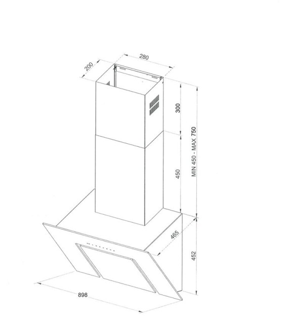 Каминная вытяжка Kuppersberg F 960 W Каминная вытяжка Kuppersberg F 960 W