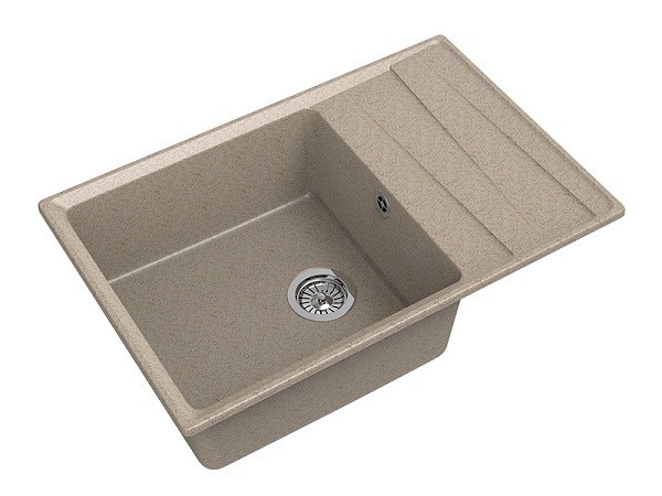 Кухонная мойка GranFest GF-LV-760L песочный