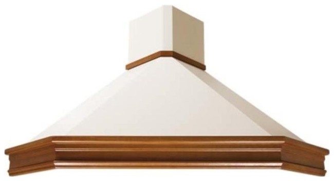 Каминная вытяжка Elikor Форест Валенсия 90П-700-П3Д бежевый/дуб неокрашенный