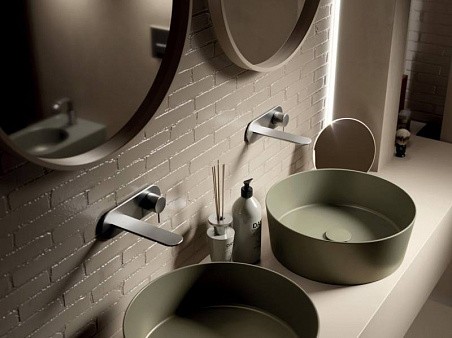 Раковина накладная Hatria H.HOUR 07.00 S 25 белая матовая (A0Y1VG25)