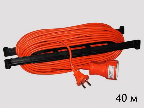 Удлинитель УХ10-101 на рамке 10А,2,2кВт,40м (10085)