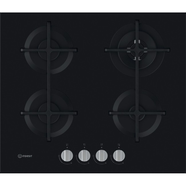 Встраиваемая газовая варочная панель Indesit ING 62T/BK