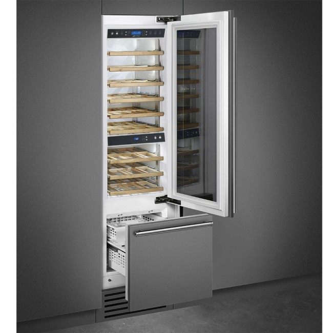 Встраиваемый винный шкаф Smeg WI66RS