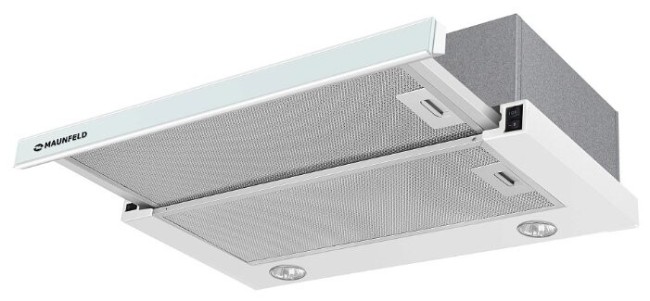 Встраиваемая вытяжка Maunfeld VS Slide 60 белый/белое стекло Встраиваемая вытяжка Maunfeld VS Slide 60 белый/белое стекло
