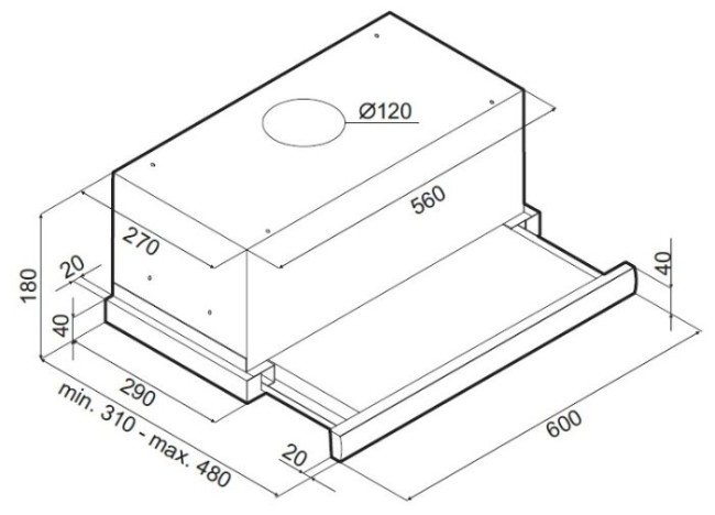 Встраиваемая вытяжка Maunfeld VS Slide 60 белый/белое стекло Встраиваемая вытяжка Maunfeld VS Slide 60 белый/белое стекло