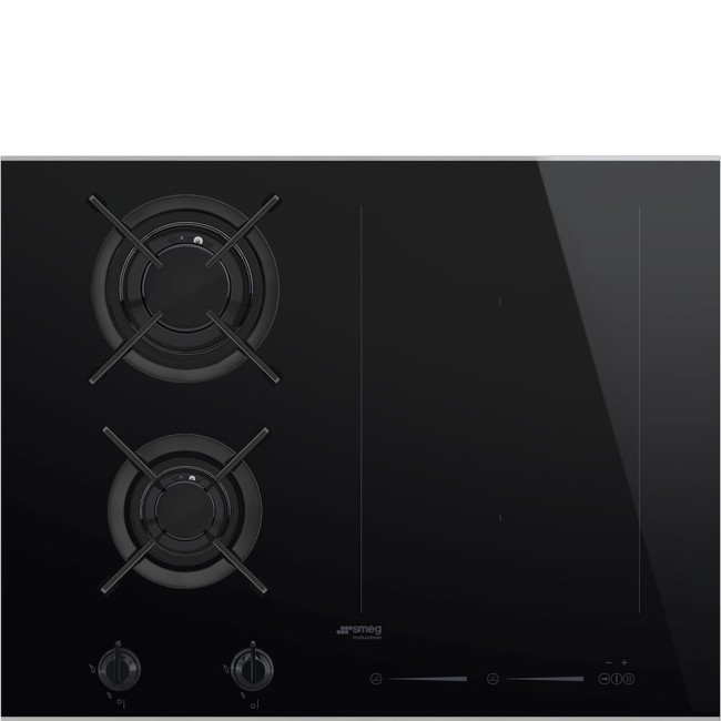 Встраиваемая комбинированная варочная панель Smeg PM6621WLDX