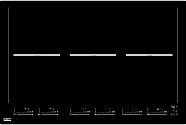 Встраиваемая индукционная варочная панель Franke FHMT 806 3FLEXI INT (108.0379.466)