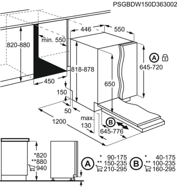 Встраиваемая посудомоечная машина Electrolux EEQ43100L