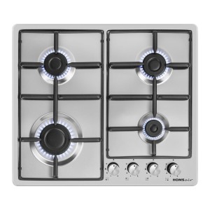 Встраиваемая газовая варочная панель HOMSair HGS643GS Встраиваемая газовая варочная панель HOMSair HGS643GS
