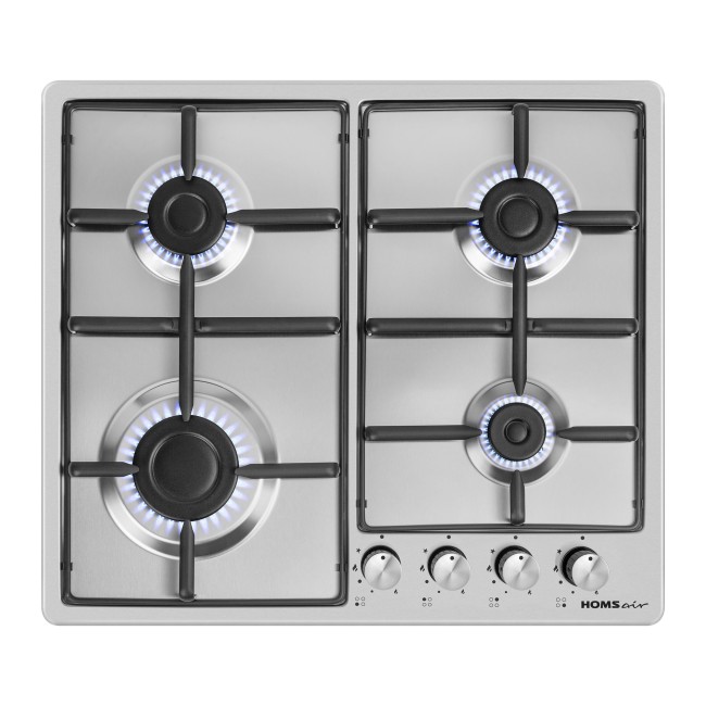 Встраиваемая газовая варочная панель HOMSair HGS643GS Встраиваемая газовая варочная панель HOMSair HGS643GS