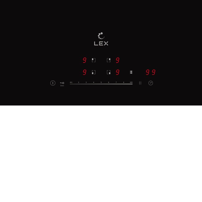 Встраиваемая индукционная варочная панель Lex EVI 641A BL Встраиваемая индукционная варочная панель Lex EVI 641A BL