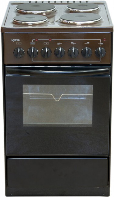 Электрическая плита Лысьва ЭП 43р3 коричневая без крышки