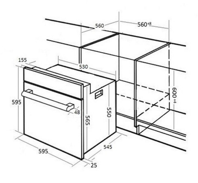 Встраиваемый электрический духовой шкаф Kuppersberg HO 658 W Встраиваемый электрический духовой шкаф Kuppersberg HO 658 W