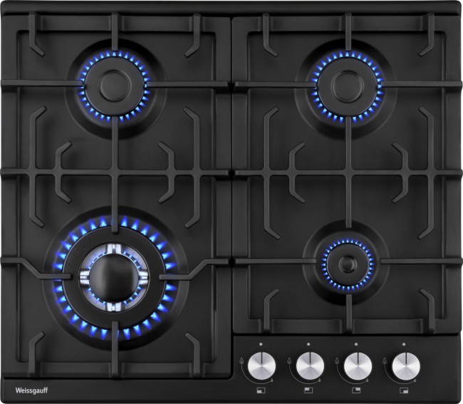 Встраиваемая газовая варочная панель Weissgauff HGG 641 BEB Встраиваемая газовая варочная панель Weissgauff HGG 641 BEB