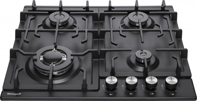 Встраиваемая газовая варочная панель Weissgauff HGG 641 BEB Встраиваемая газовая варочная панель Weissgauff HGG 641 BEB