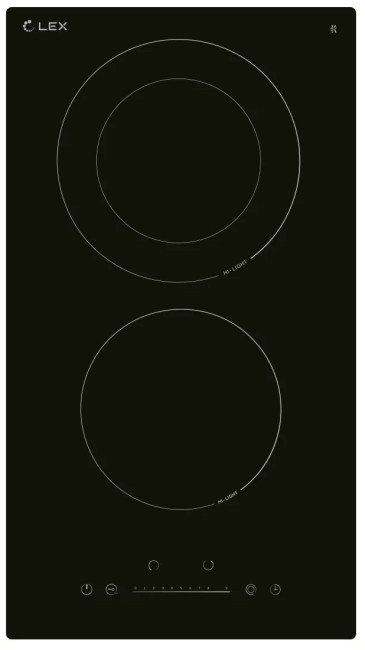 Встраиваемая электрическая варочная панель Lex EVH 321A BL