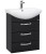 Тумба под раковину Aquaton Ария 65 Н (1A123401AA950) черный глянец